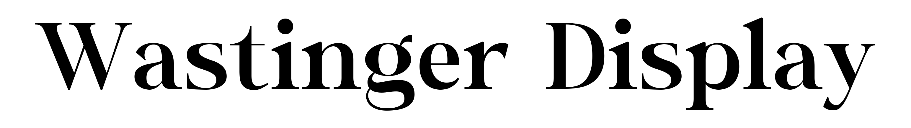Wastinger Display