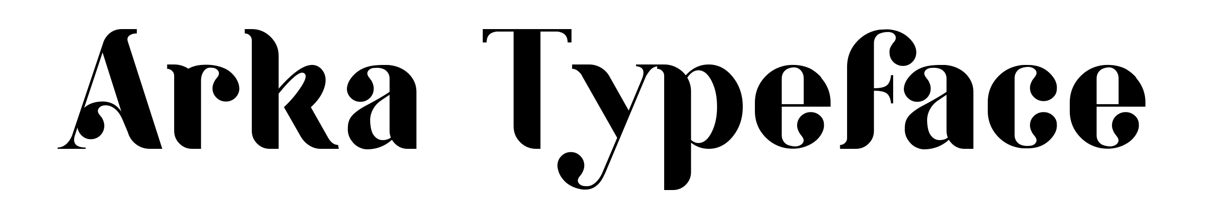 Arka Typeface