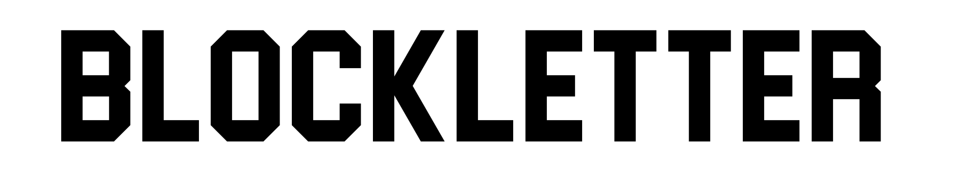 Blockletter