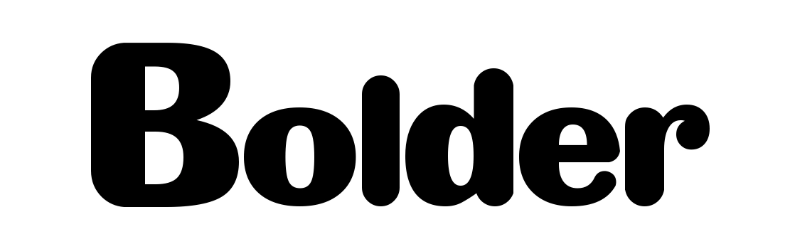 Bolder
