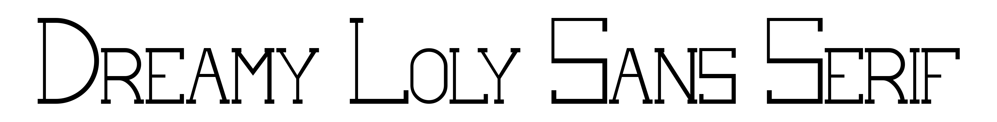 Dreamy Loly Sans Serif