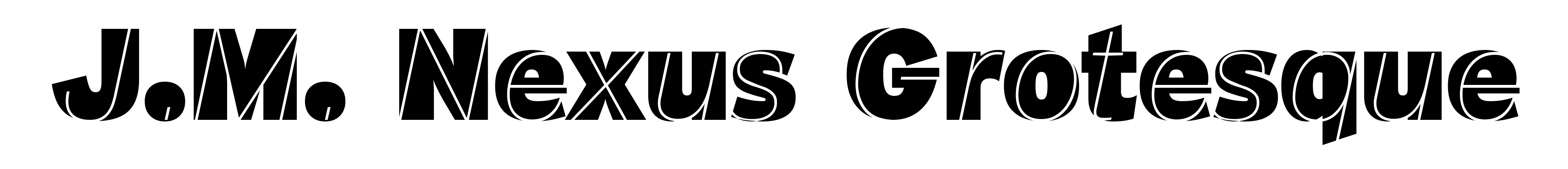 J.M. Nexus Grotesque