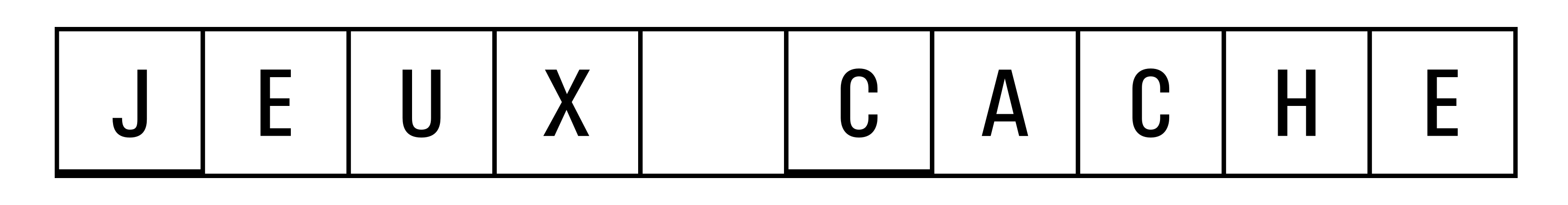 Jeux Cache