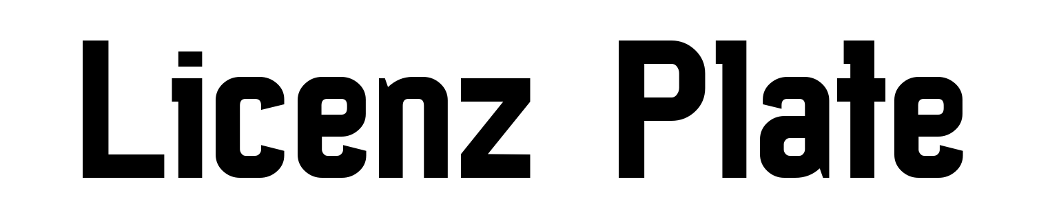 Licenz Plate