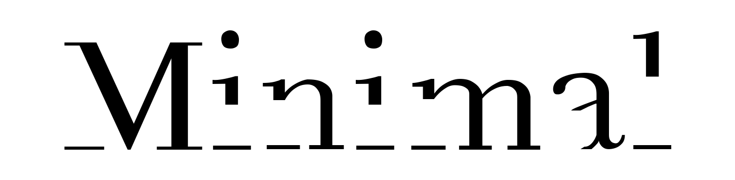 Minimal