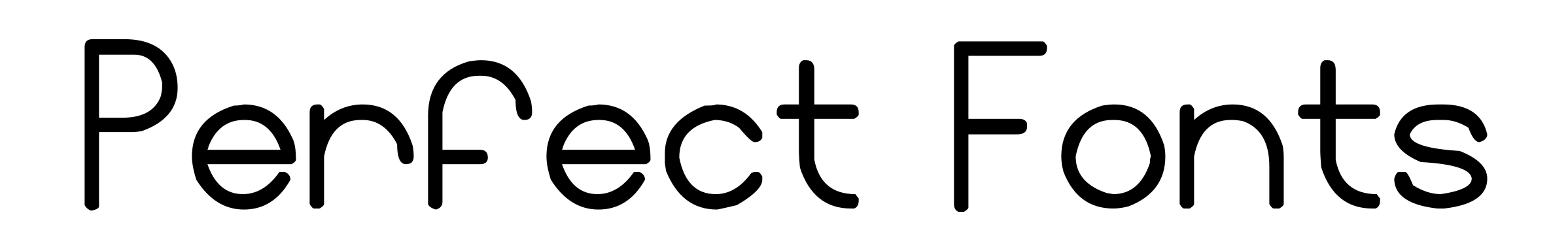 Perfect Fonts