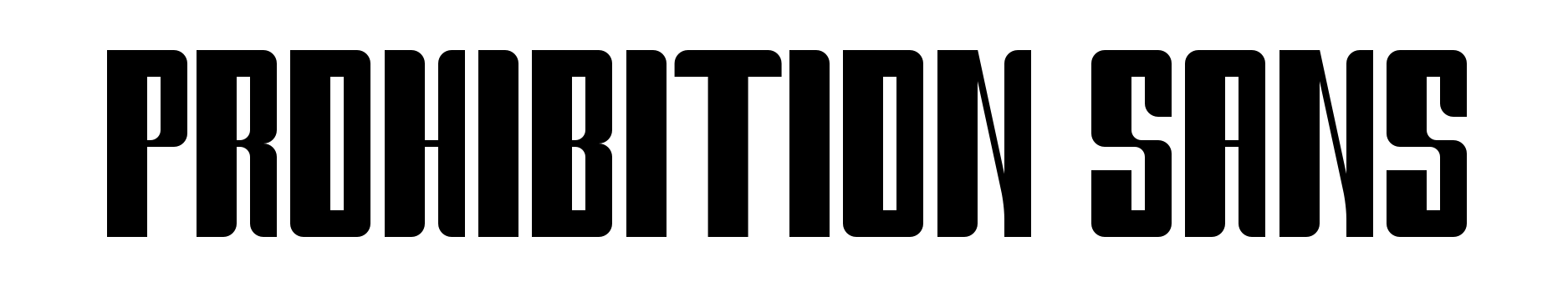 Prohibition Sans