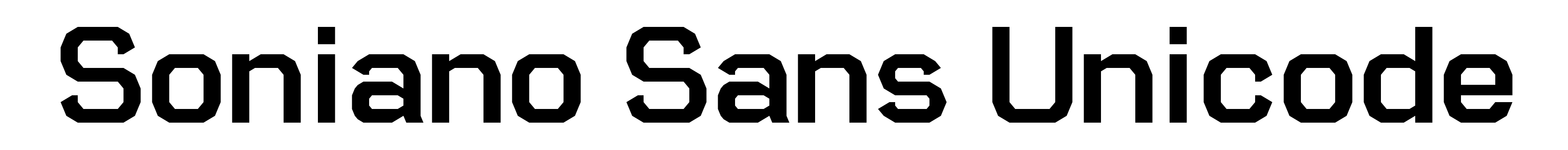 Soniano Sans Unicode