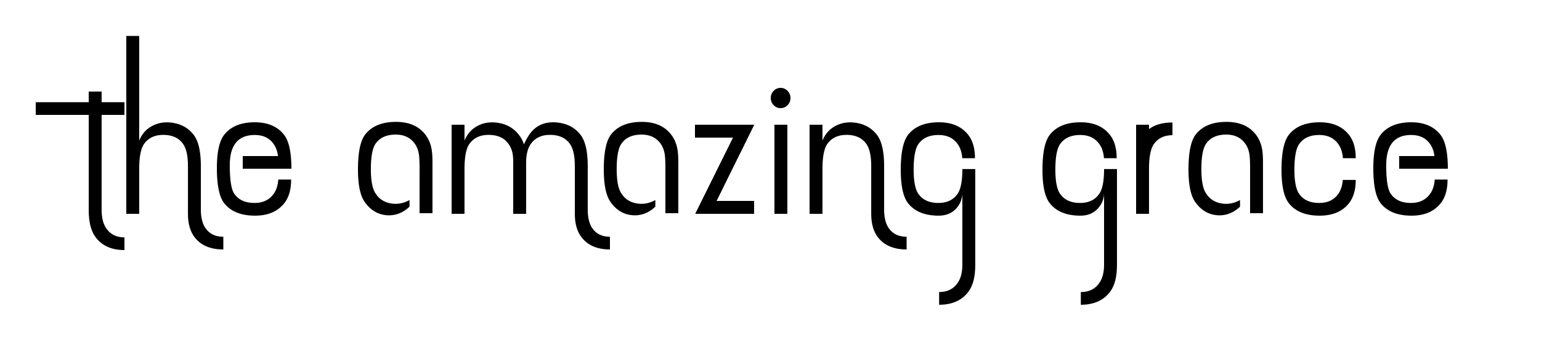 The amazing grace