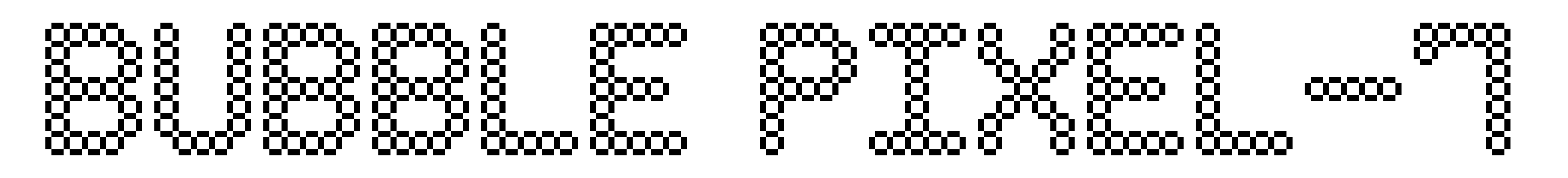 Bubble Pixel-7