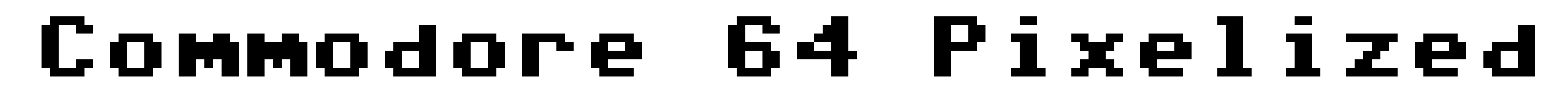 Commodore 64 Pixelized