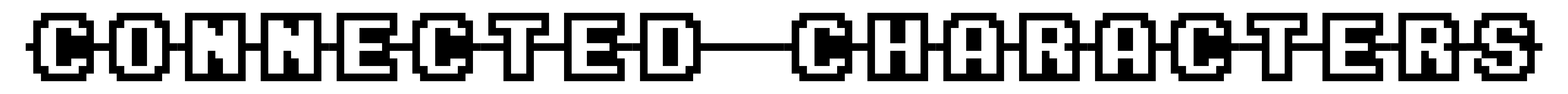 Connected Characters