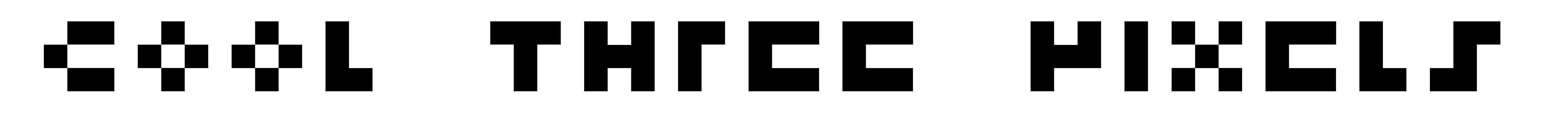 Cool Three Pixels