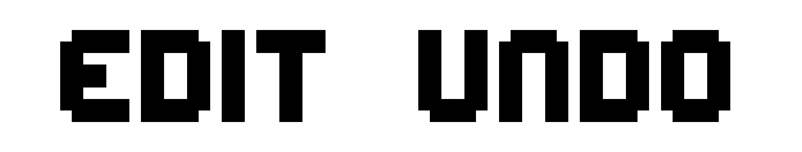 Edit Undo