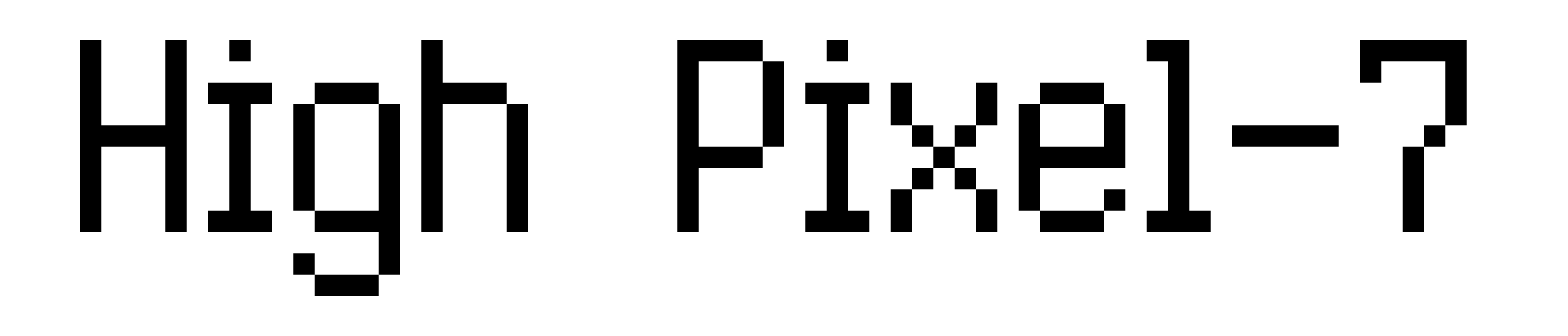 High Pixel-7