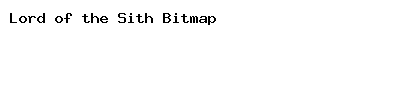 Lord of the Sith Bitmap
