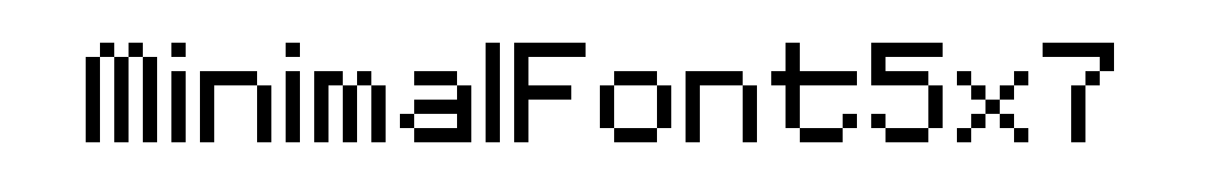 MinimalFont5x7