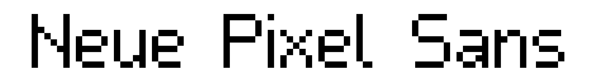 Neue Pixel Sans