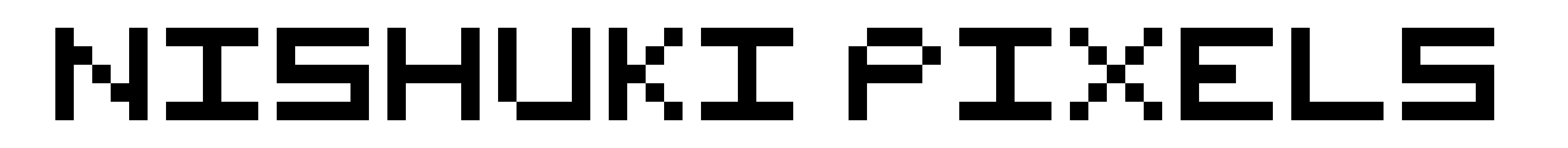 Nishuki pixels