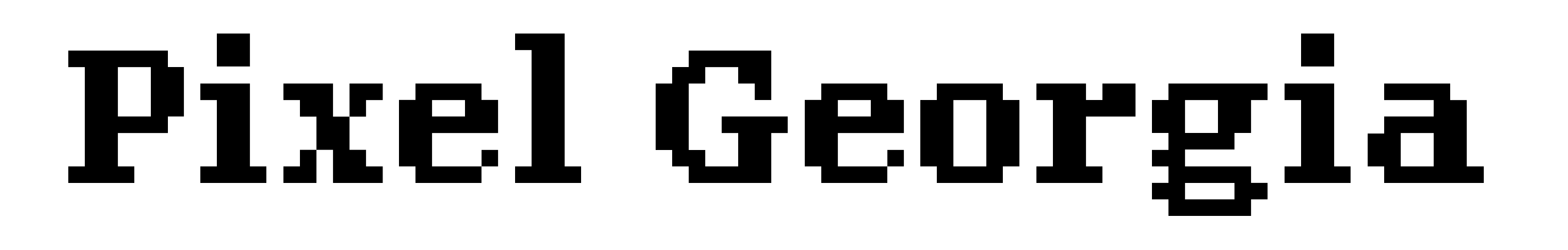 Pixel Georgia