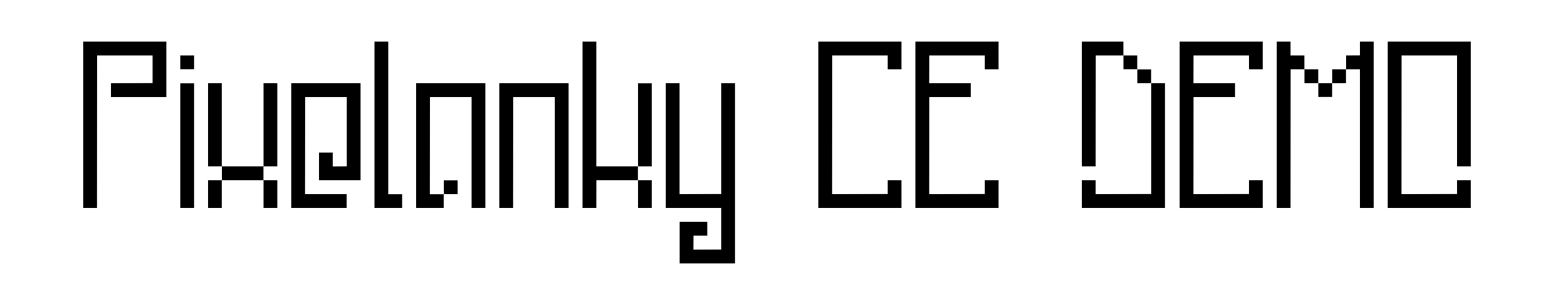 Pixelanky CE DEMO