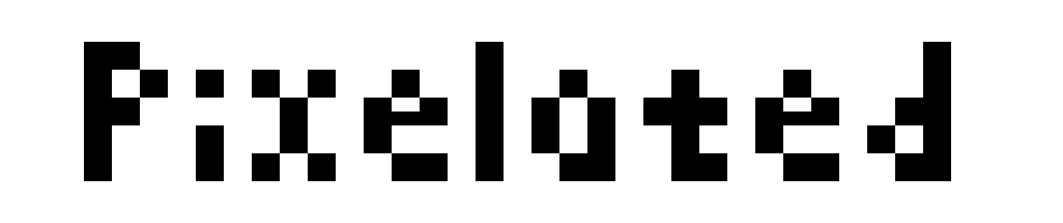 Pixelated