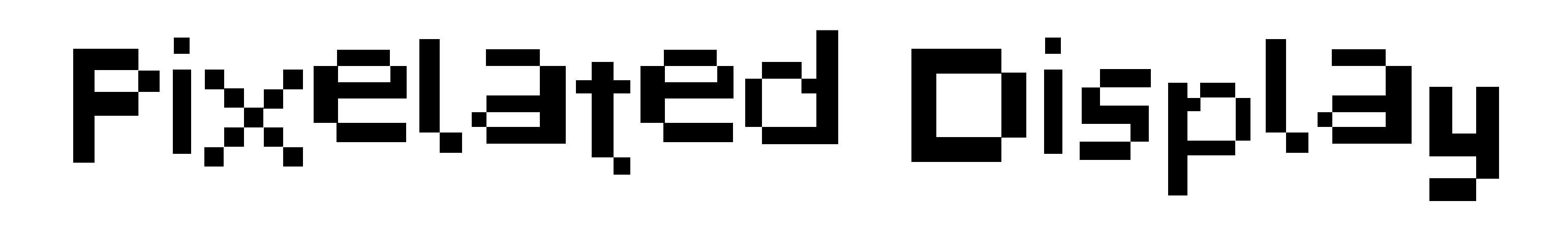 Pixelated Display