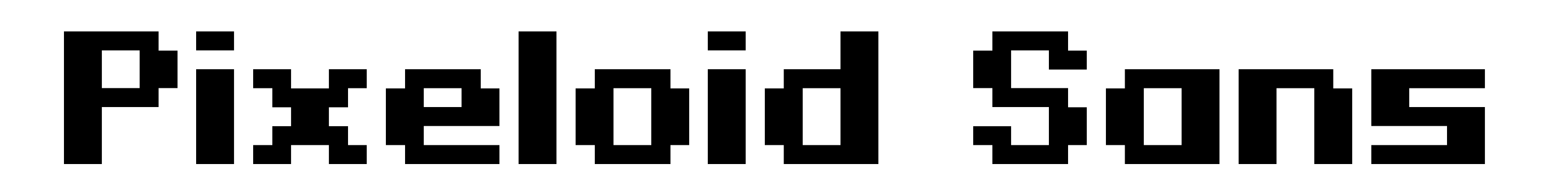Pixeloid Sans
