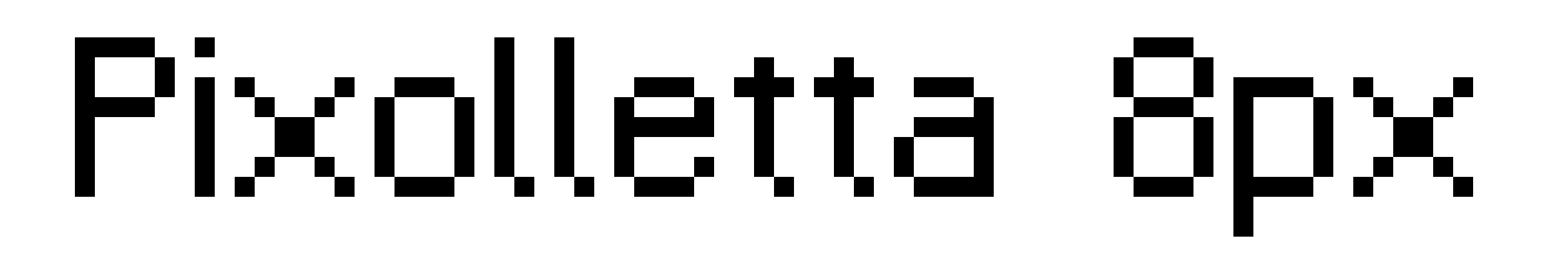 Pixolletta 8px