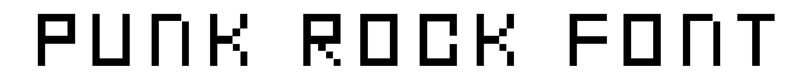 Punk Rock Font
