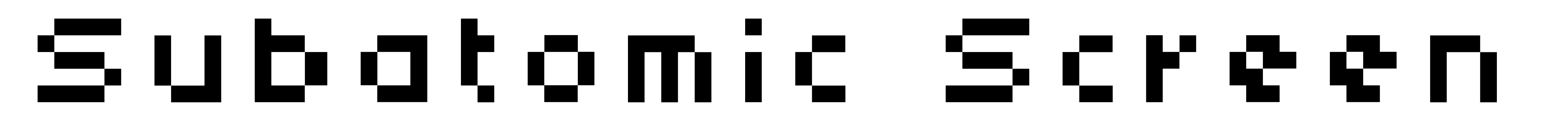 Subatomic Screen