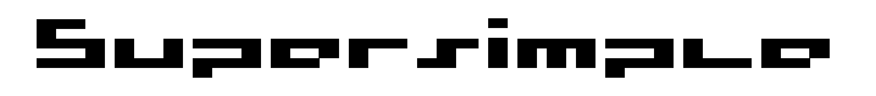 Supersimple