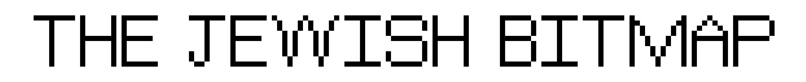 The Jewish Bitmap