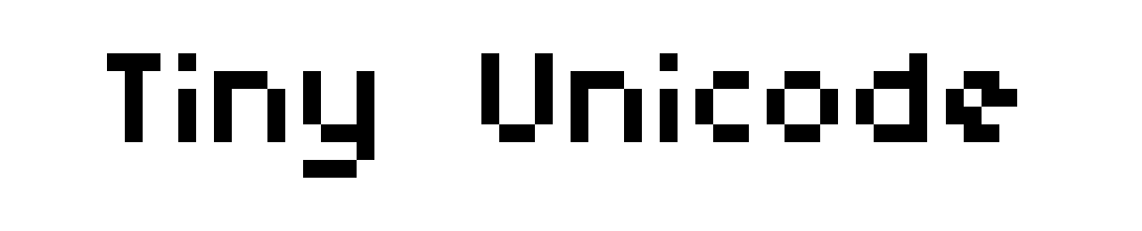 Tiny Unicode