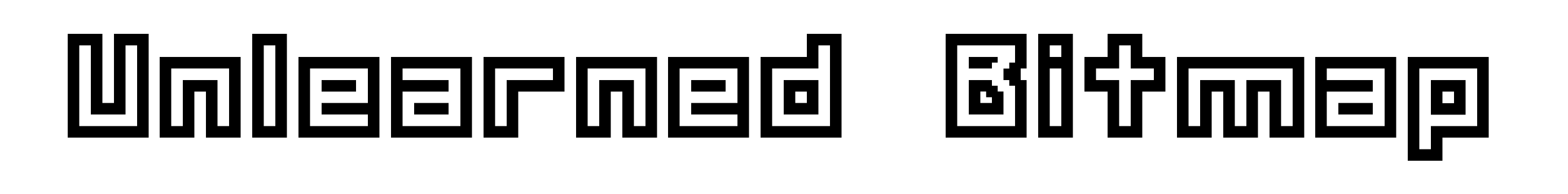 Unlearned Bitmap