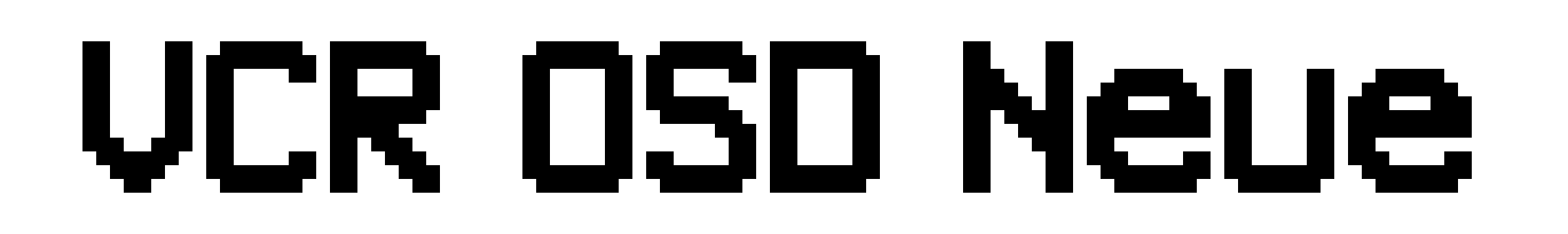 VCR OSD Neue