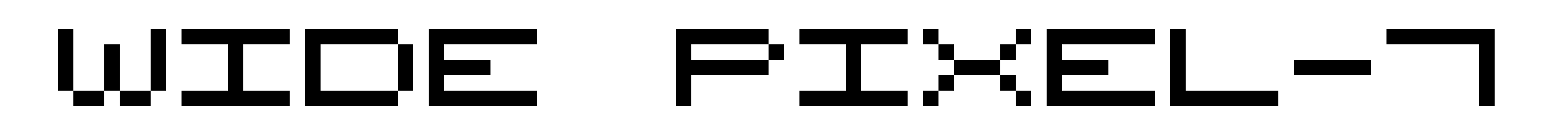 Wide Pixel-7
