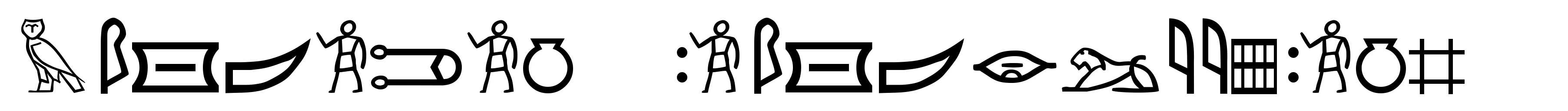 Meroitic Hieroglyphics