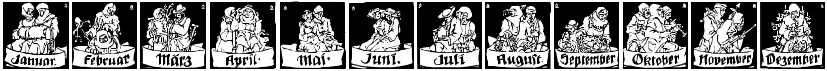 Monats Vignetten