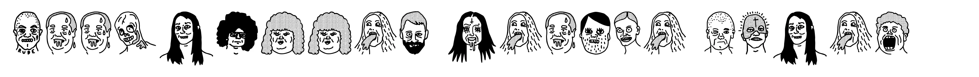 Woodcutter People Faces