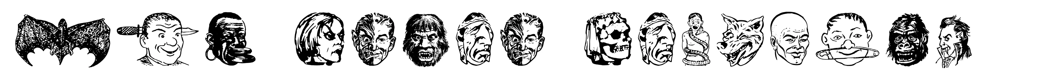 JMH Eerie Dingbats