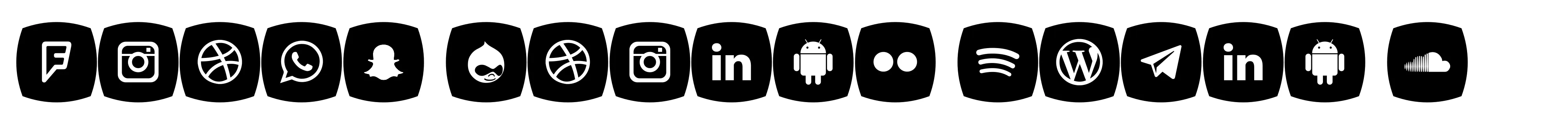 Icons Social Media 5