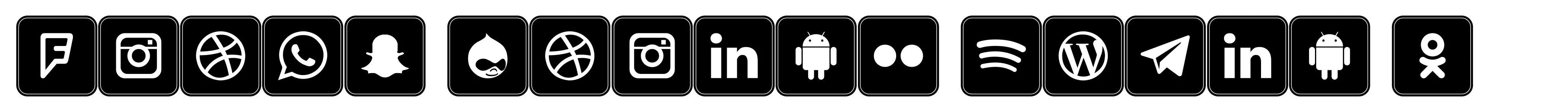 Icons Social Media 7