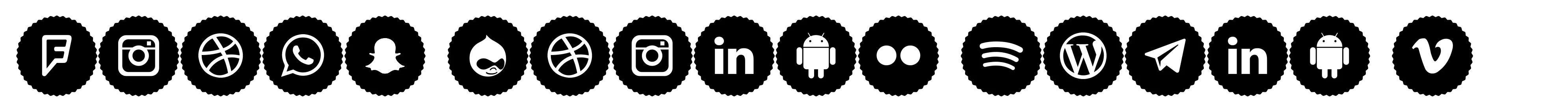 Icons Social Media 9