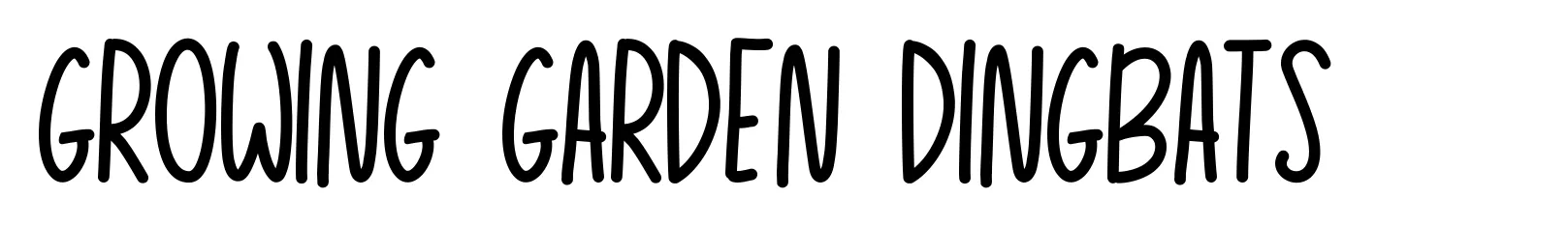 Growing Garden Dingbats