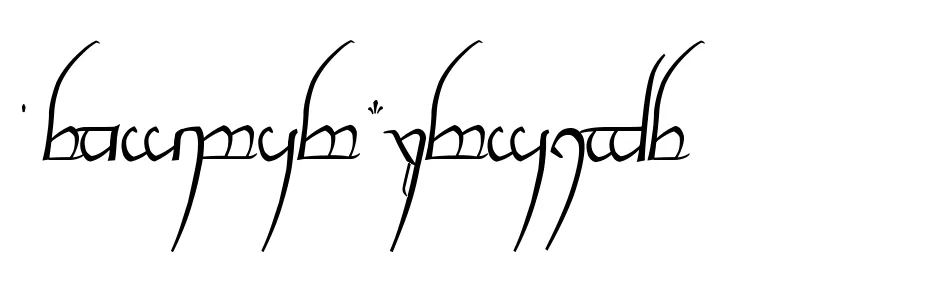 Tengwar Cursive