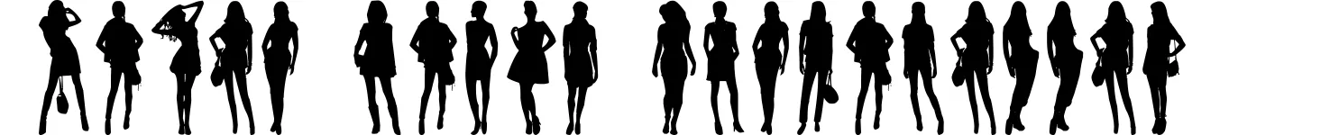 Model Woman Silhouettes