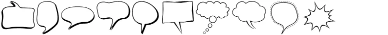 Alin Speech Bubbles