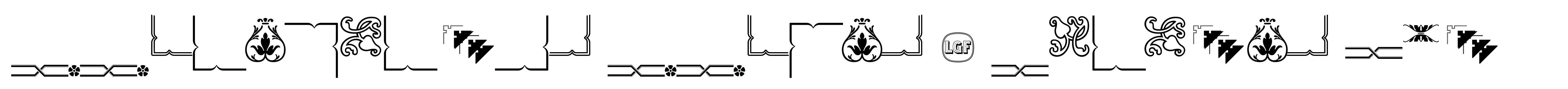 Ornamentos Orlas y Vinetas LGt