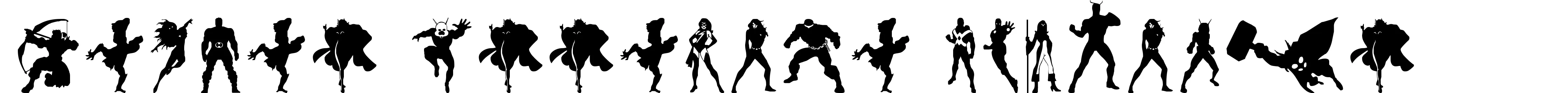 Heroes Assemble Dingbats